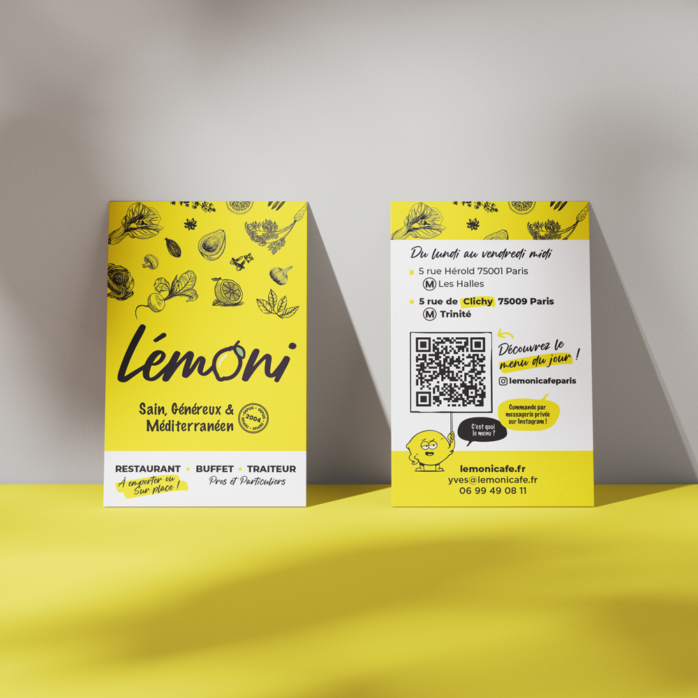 Carte de visite ::: Lémoni Café
