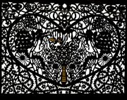 Abeilles et compagnie. découpage. A3. 300.-