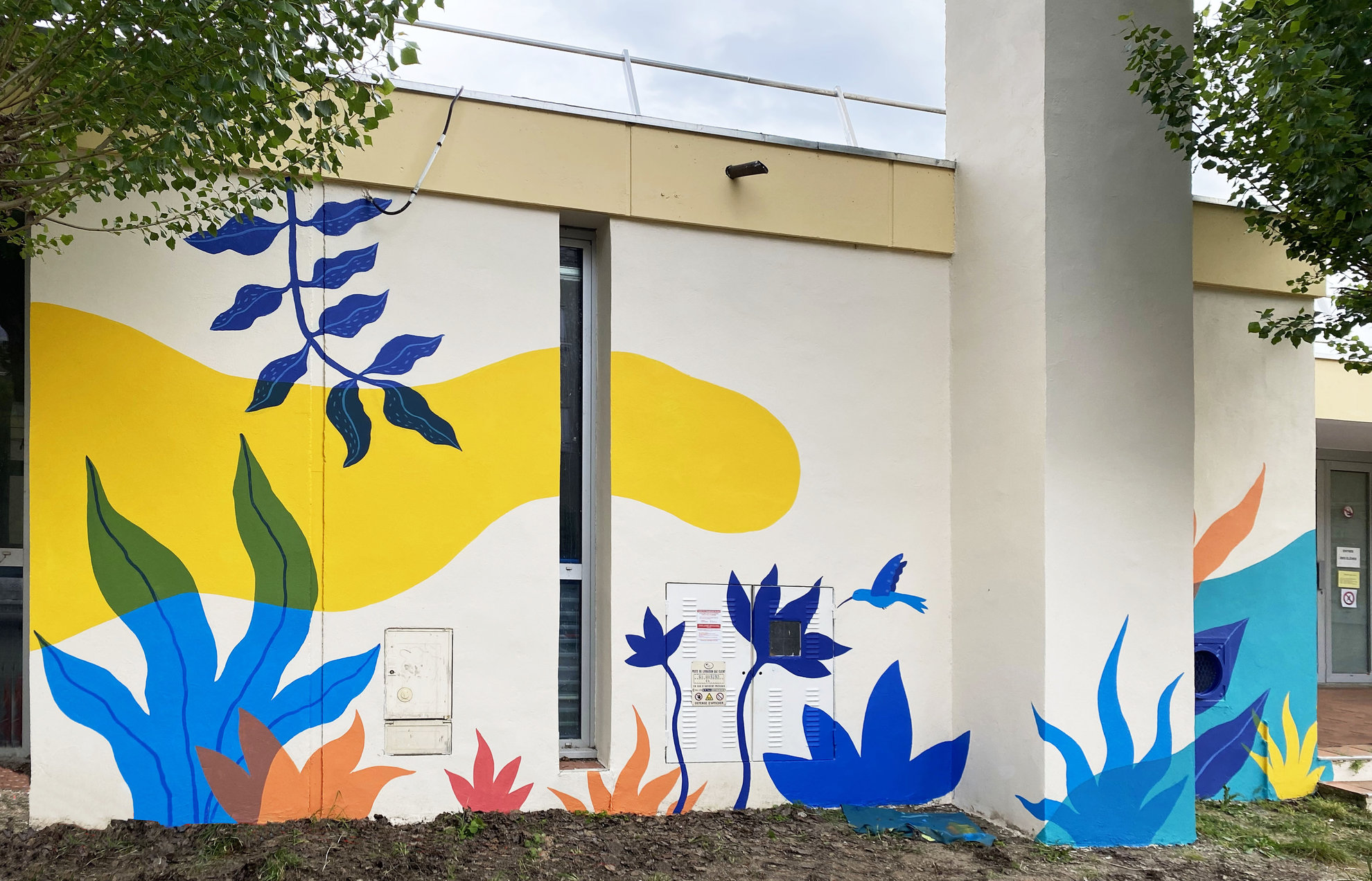 Fresque végétale