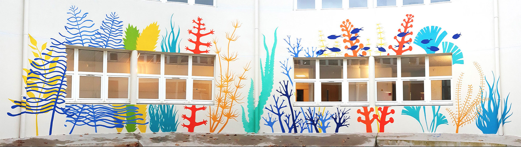 fresque aquatique