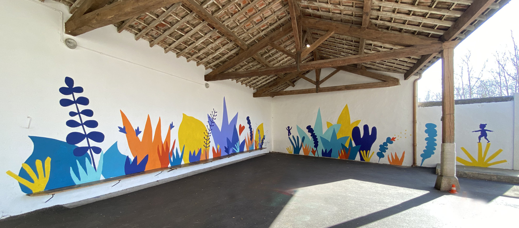 fresque Lespignan