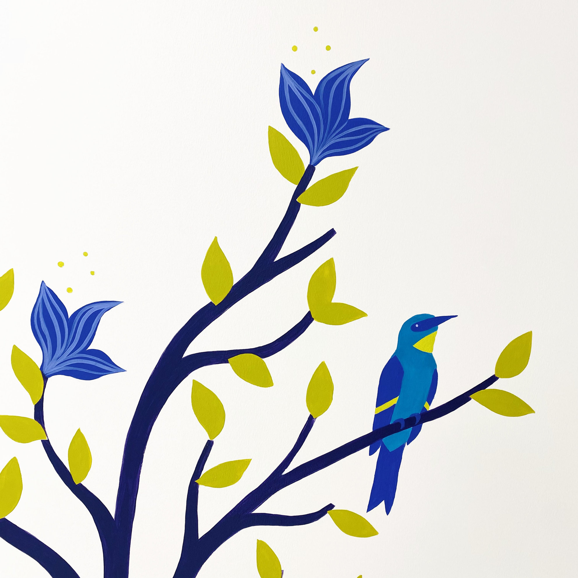 Fresque tropicale