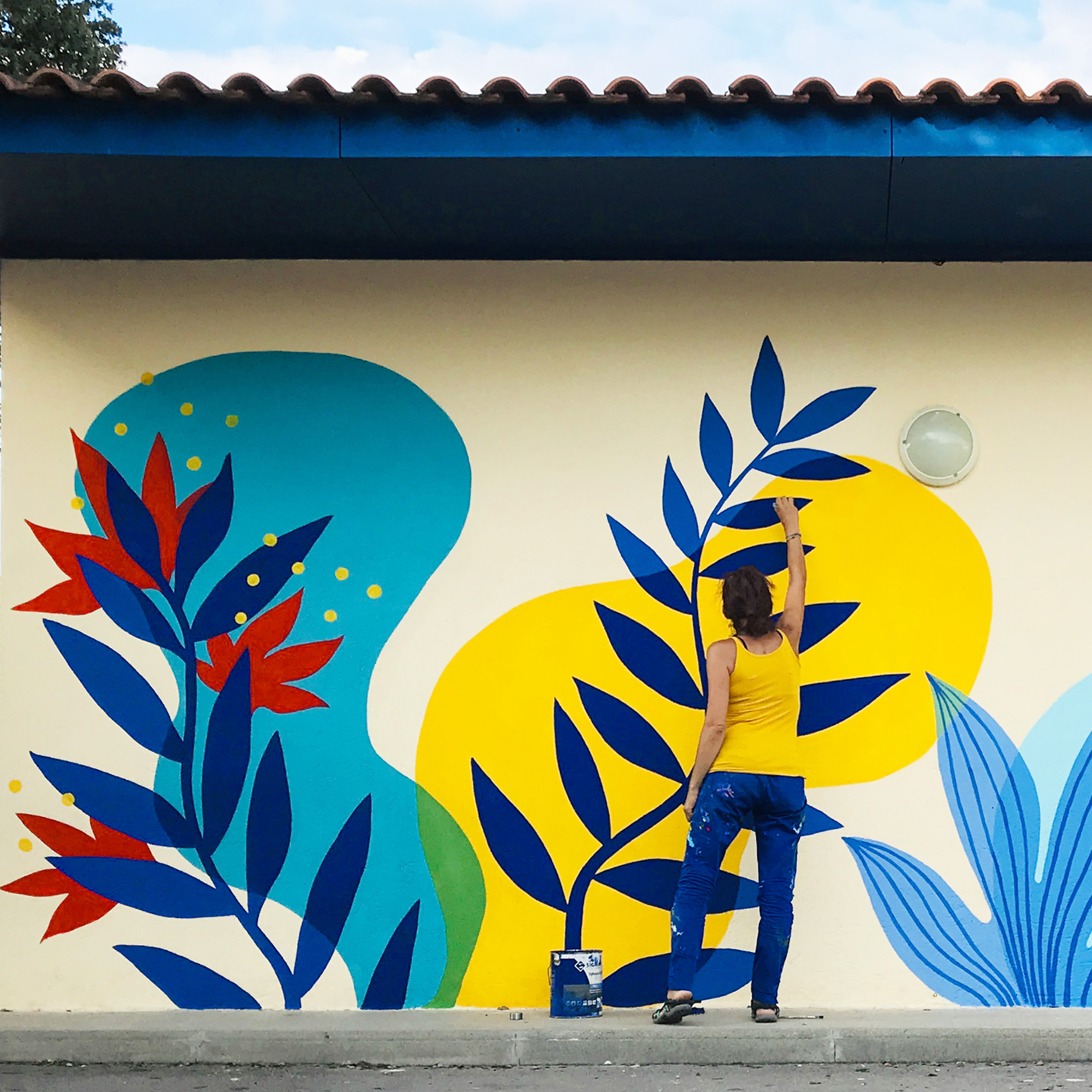 Fresque végétale