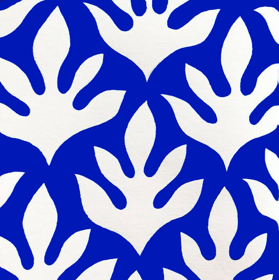 Retro blue