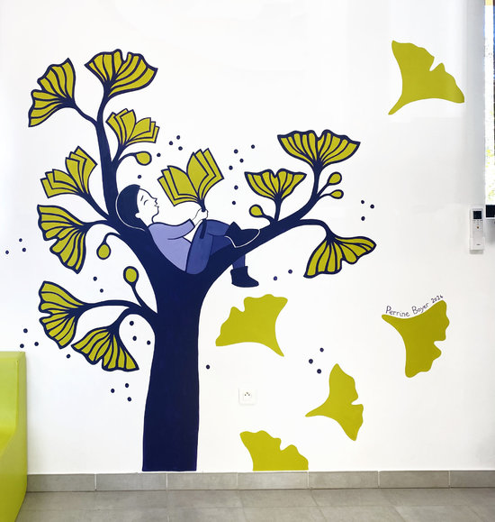 Fresque Ginkgo