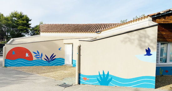 Fresque voyage tropical