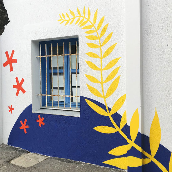 Fresque Ode à la Vie - école maternelle de Saint-Ambroix (30)