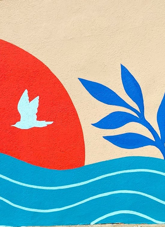Détail fresque voyage outremer