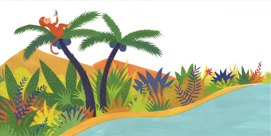 Le singe et le crocodile, éditions ACCÈS