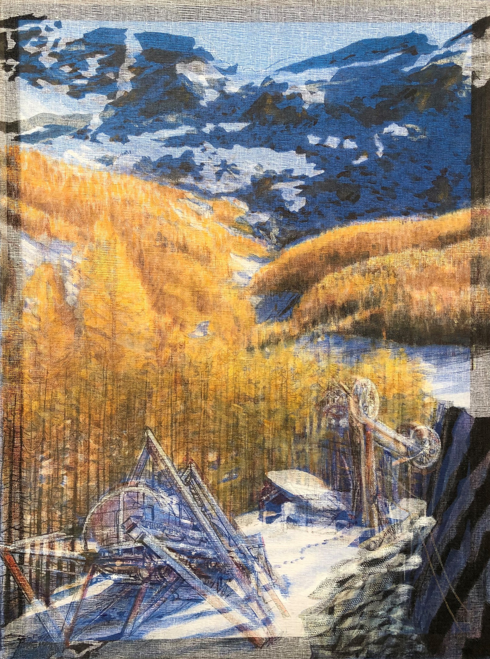la fin de la piste 80 x60