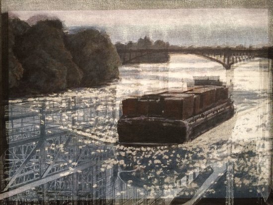 Mémoire du pont - 60 x80 (vendu)