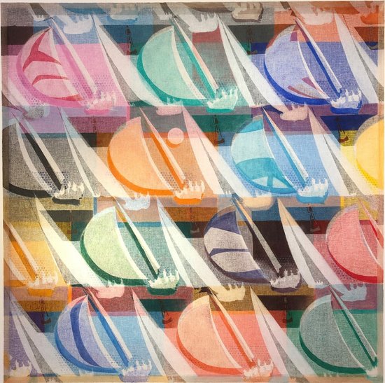 Sail on, sailor ( mettez les voiles!) 100 x 100