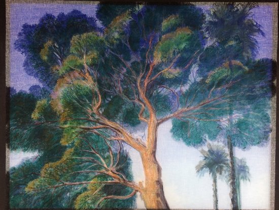 Le grand pin bleu 60 x 80