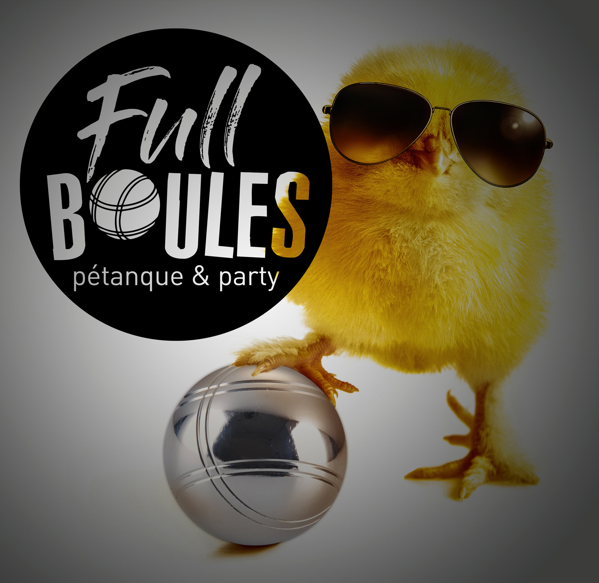 Création logo Full Boules // Event pétanque