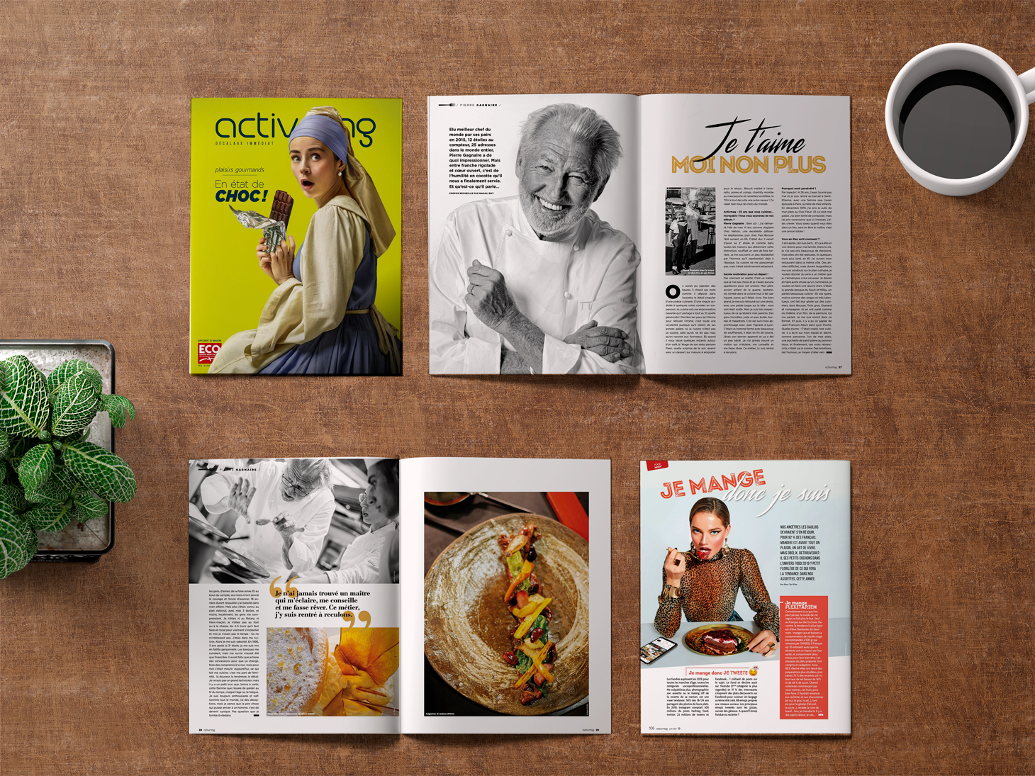 Mise en page  / Editorial design magazine ACTIVMAG