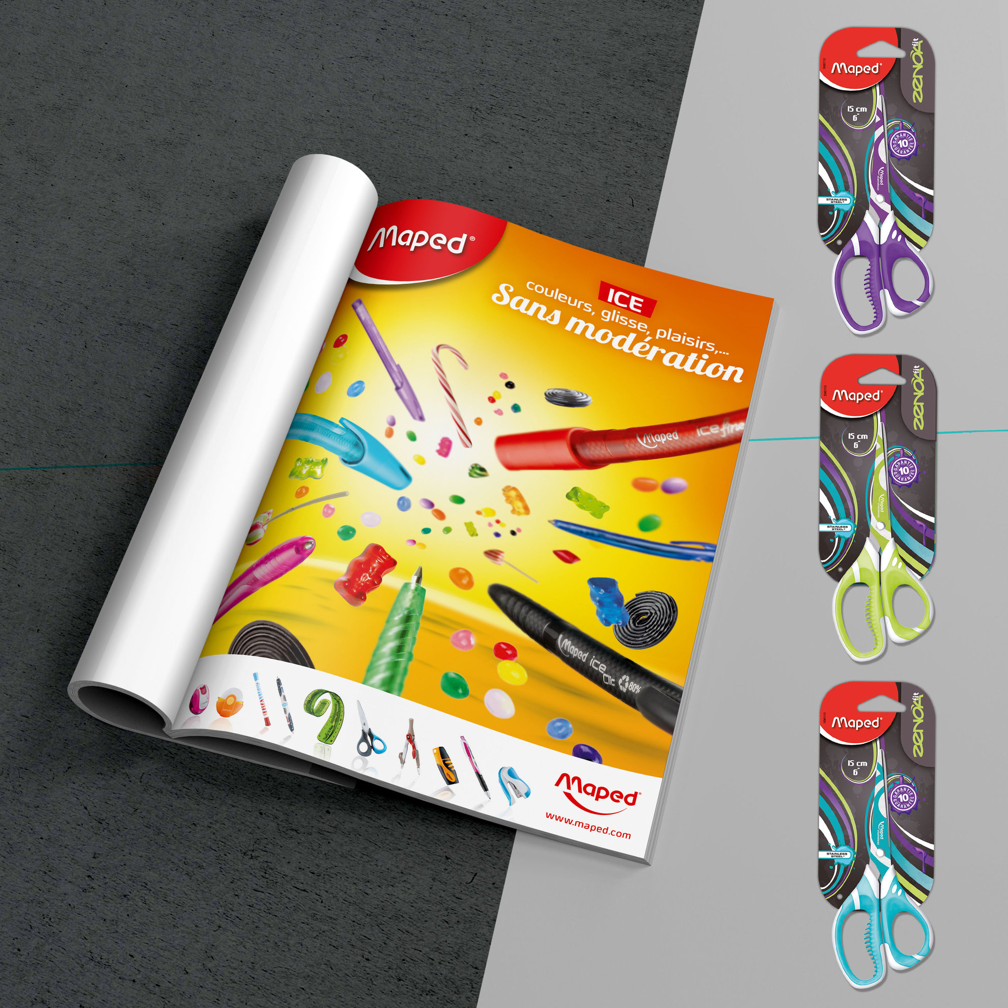 Création visuel packaging // MAPED