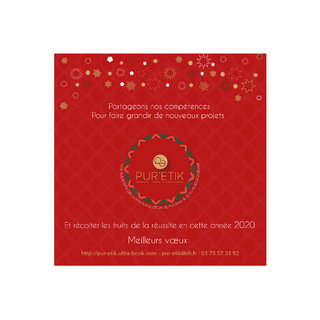Carte de voeux PUR'ETIK 2020
