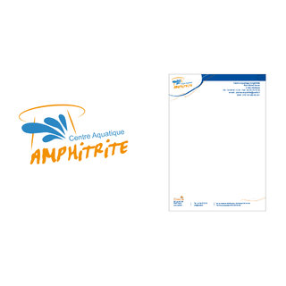 Identité visuelle du centre aquatique Amphitrite