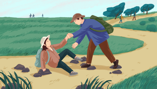 Illustration pour Le Pèlerin