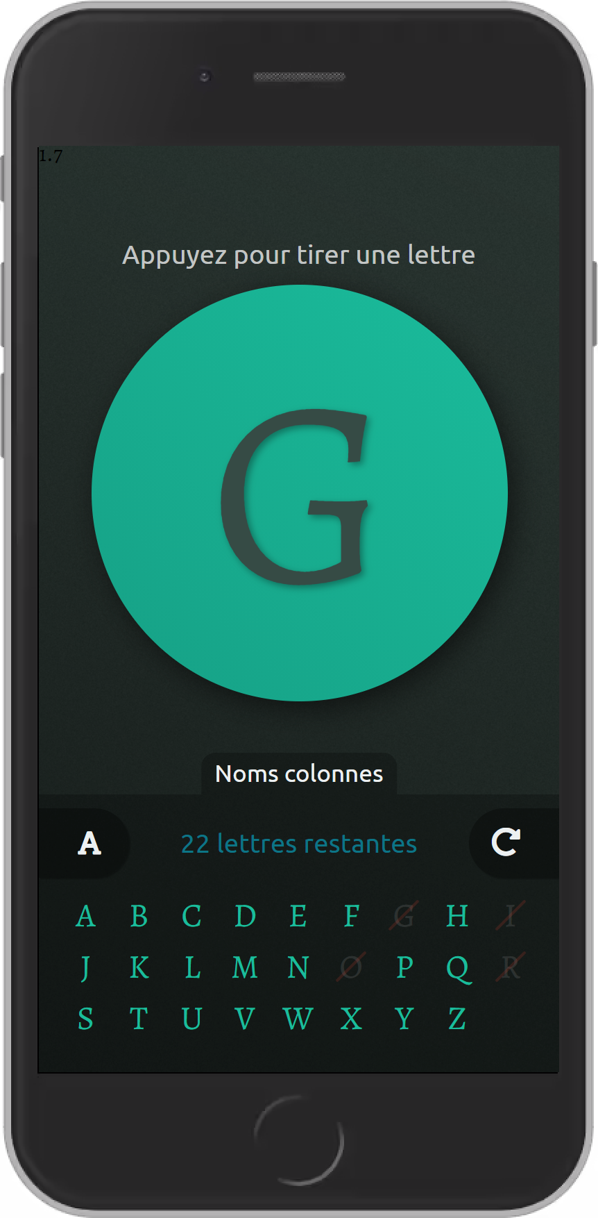 Tireur de lettre aléatoire