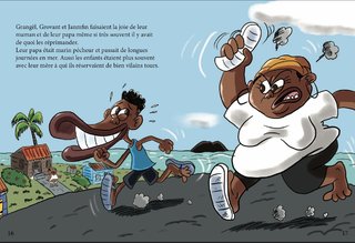Illustration du Livre "Les trois frères" éditions Neg Mawon
