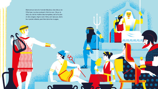 Héraclés et les géants. Projet de documentaire illustrée