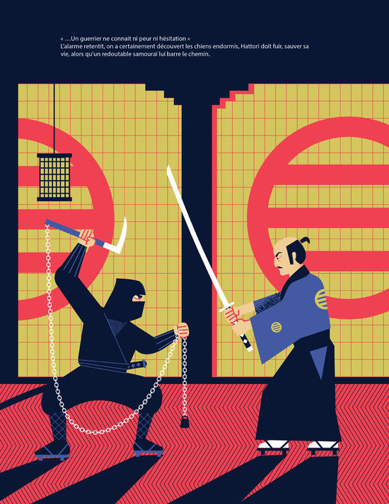 Le guide visuel des samourais et des Ninja. Larousse jeunesse