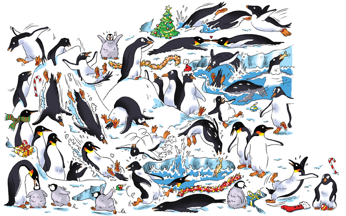 Manchots - rémi barbedienne - illustrateurs/rices