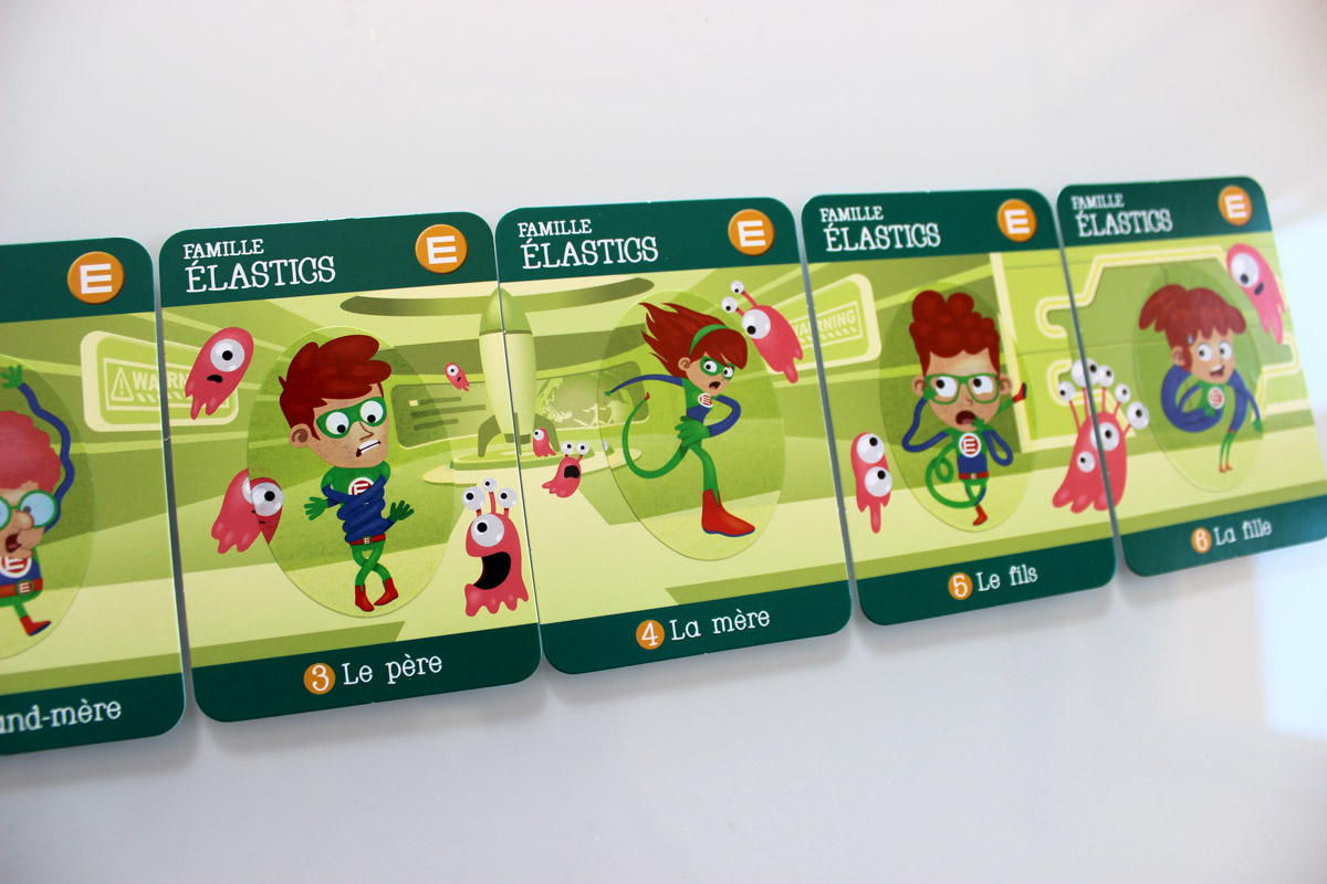 jeu des 7 familles sur le thème des superhéros - Le Temps Apprivoisé