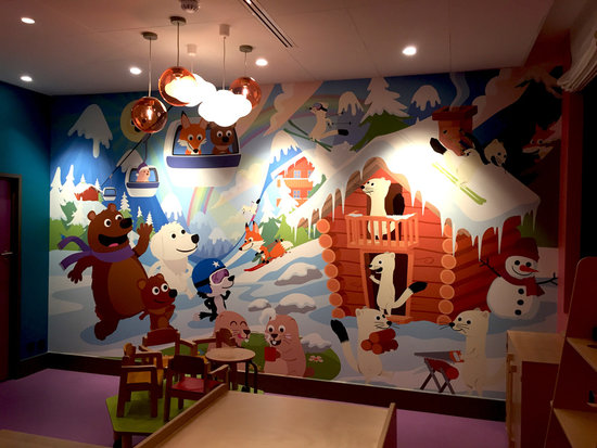 création de fresque - Club Med