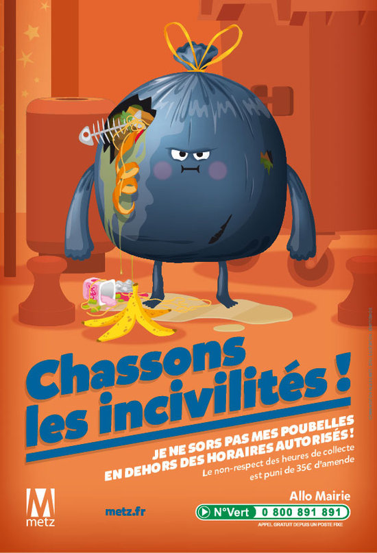 affiche environnement - mairie de Metz
