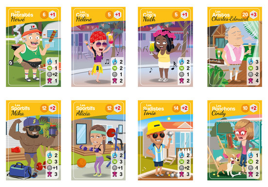 Camping Party - cartes de jeu