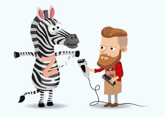 illustration coiffeur