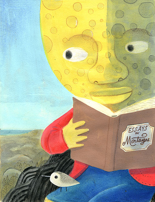The Man in the Moon reading