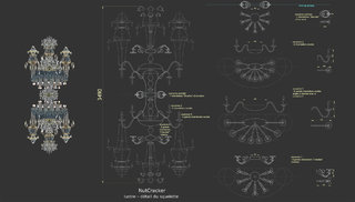 CASSE-NOISETTE - lustre géant