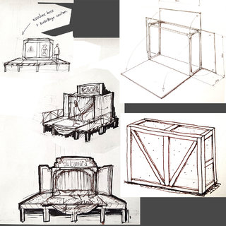 L'Elixir d'Amour - esquisses