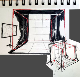 Je vais faire une longue Promenade - esquisses