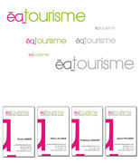 Logo et carterie eatourisme, agence de conseil en tourisme