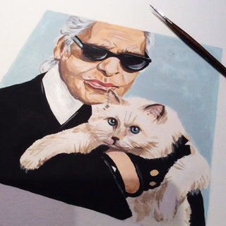 Karl LAGERFELD & Poupette