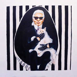 M. BLACK JACKET & POUPETTE / Karl Lagerfeld