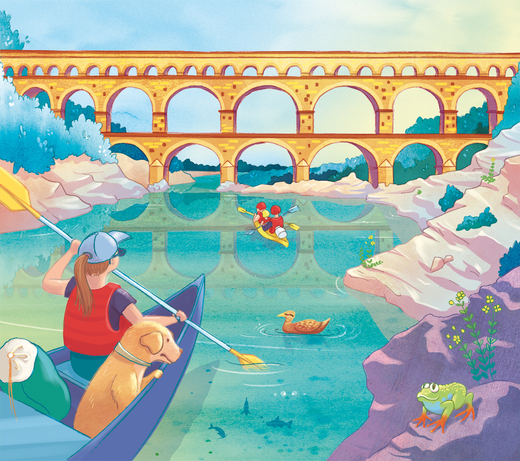 Le pont du Gard - loisir créatif - PLAY BAC