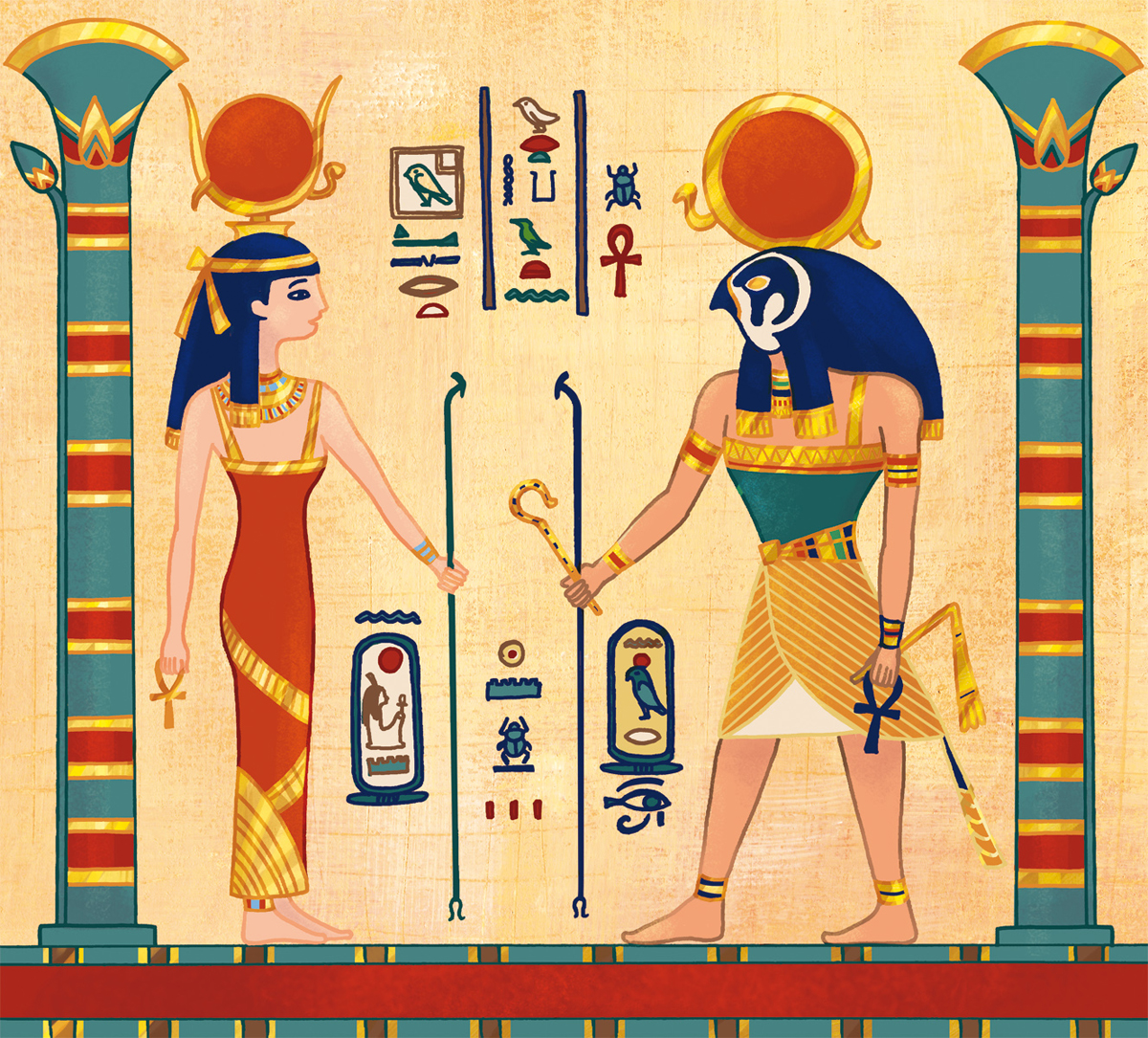 Hathor et Horus - loisir créatif - PLAY BAC
