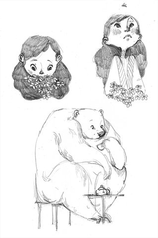 La fille et L'ours