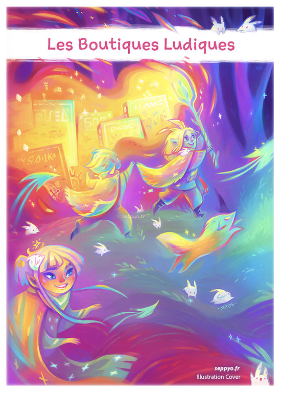 Cover magazine for Les boutiques Ludiques