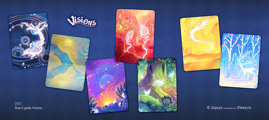 Visions BoardGame - Illustrations Seppyo for Olémains
