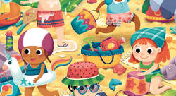 At the beach.jpg - Silvia Sponza-illustrateur-jeunesse