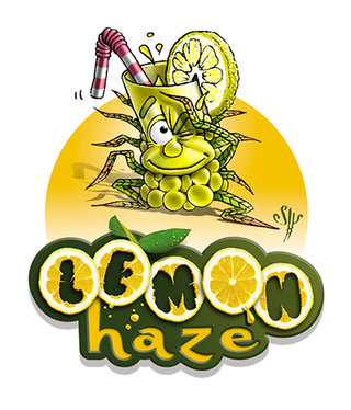 Logo de la saveur "Lemon Haze" pour le foodtruck "le K'mion Rouge"