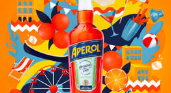 Campagne publicitaire Apérol - Morgane Mlynarski-illustrateur