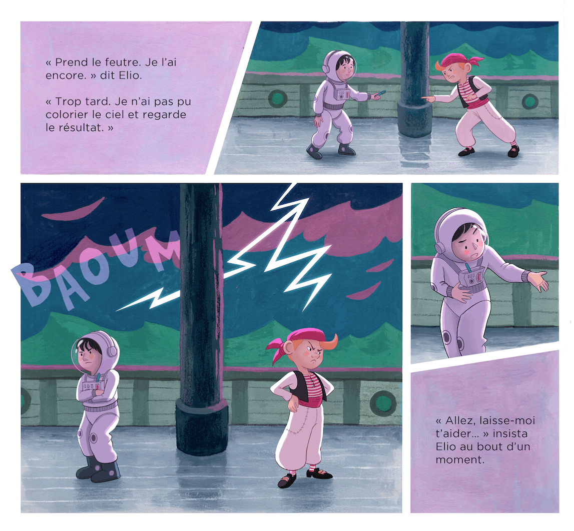 On the boat - taboni sophie - illustrateurs-jeunesse