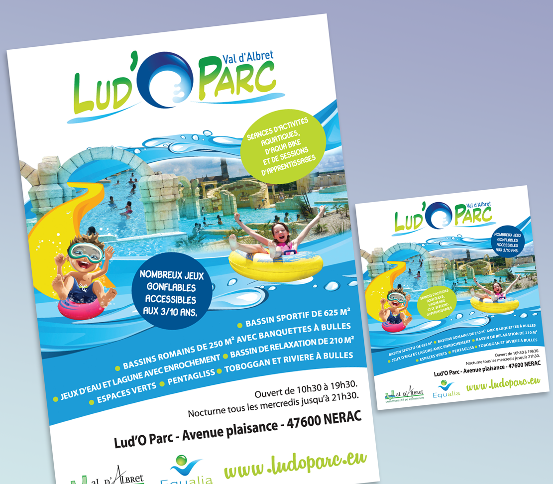 2015 - Equalia - Centre aquatique Lud'o Parc - Annonces presse